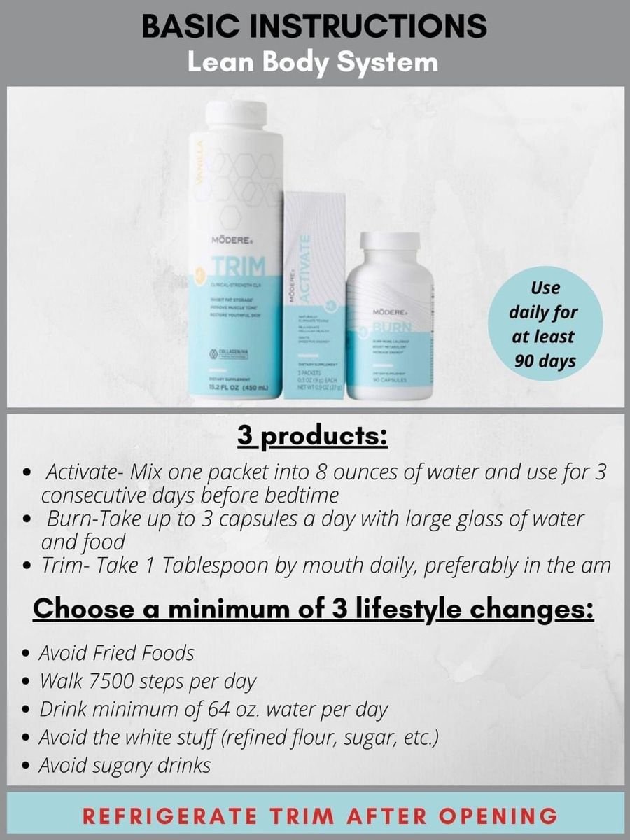 modere lean body system - Shaklee NZ Modere Lean Body System NZ — Shape Burn Activate bundle