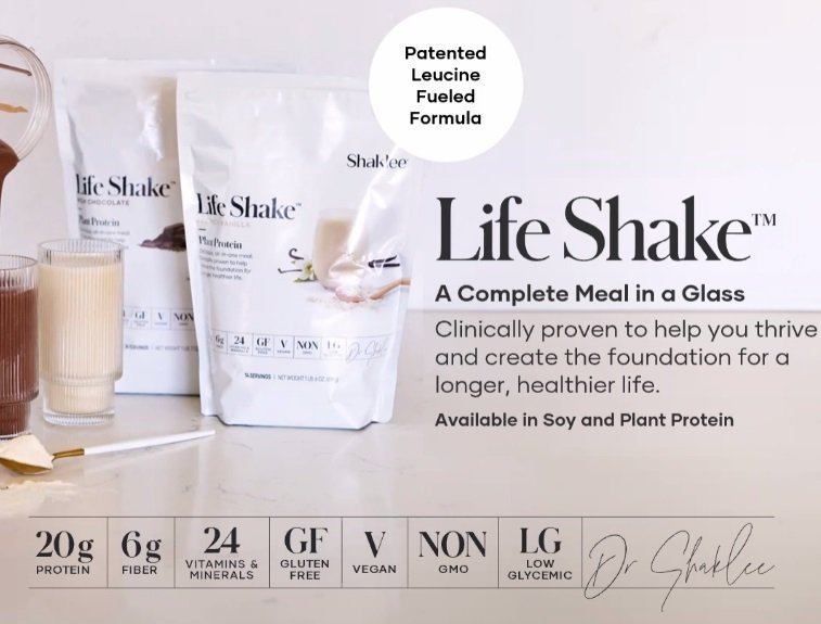shaklee life shake healthy protein powder