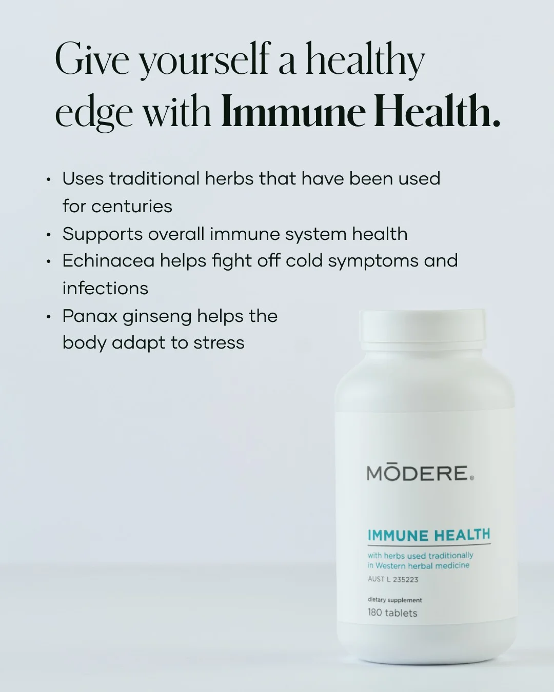 Immune Health tablets - Shaklee NZ Modere Immune Health NZ — 8-herb echinacea blend 180 caps