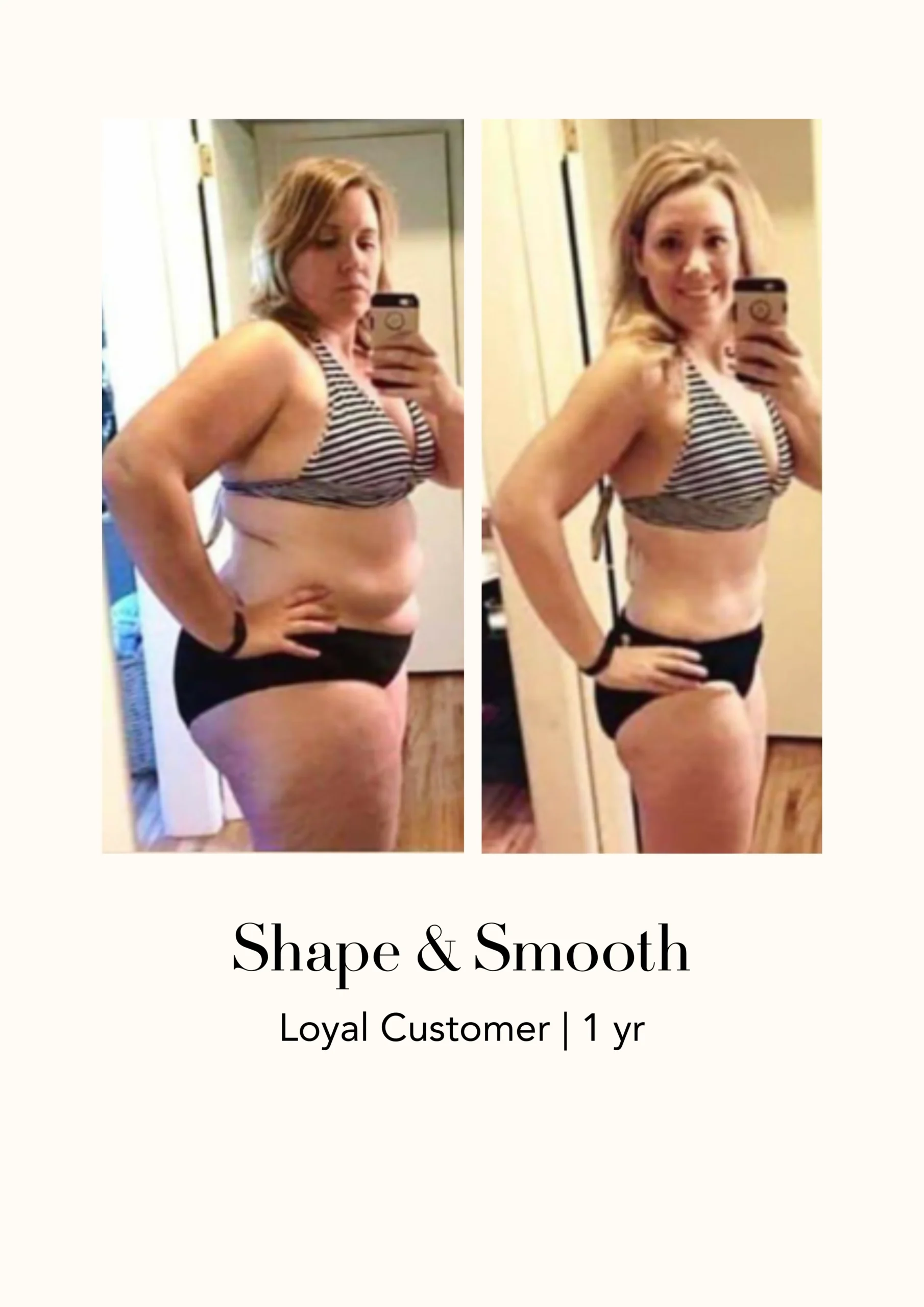 Shape Smooth Before After 21 - Shaklee NZ Modere Shape Smooth Chocolate NZ — CLA and collagen body reshaping