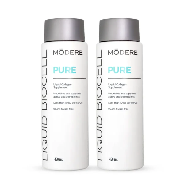 Modere Liquid BioCell Pure NZ — zero-sugar collagen HA matrix 450ml